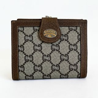 グッチ(Gucci)のGUCCI オールドグッチ スーパー GGスプリーム ダブルホック がまぐち 折(財布)