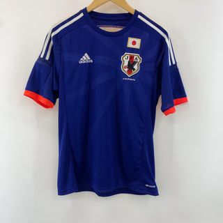 アディダス(adidas)のadidas メンズ アディダス Tシャツ JFA 半袖　ジャージ　ブルー　 クールネック  ユニフォーム(ジャージ)