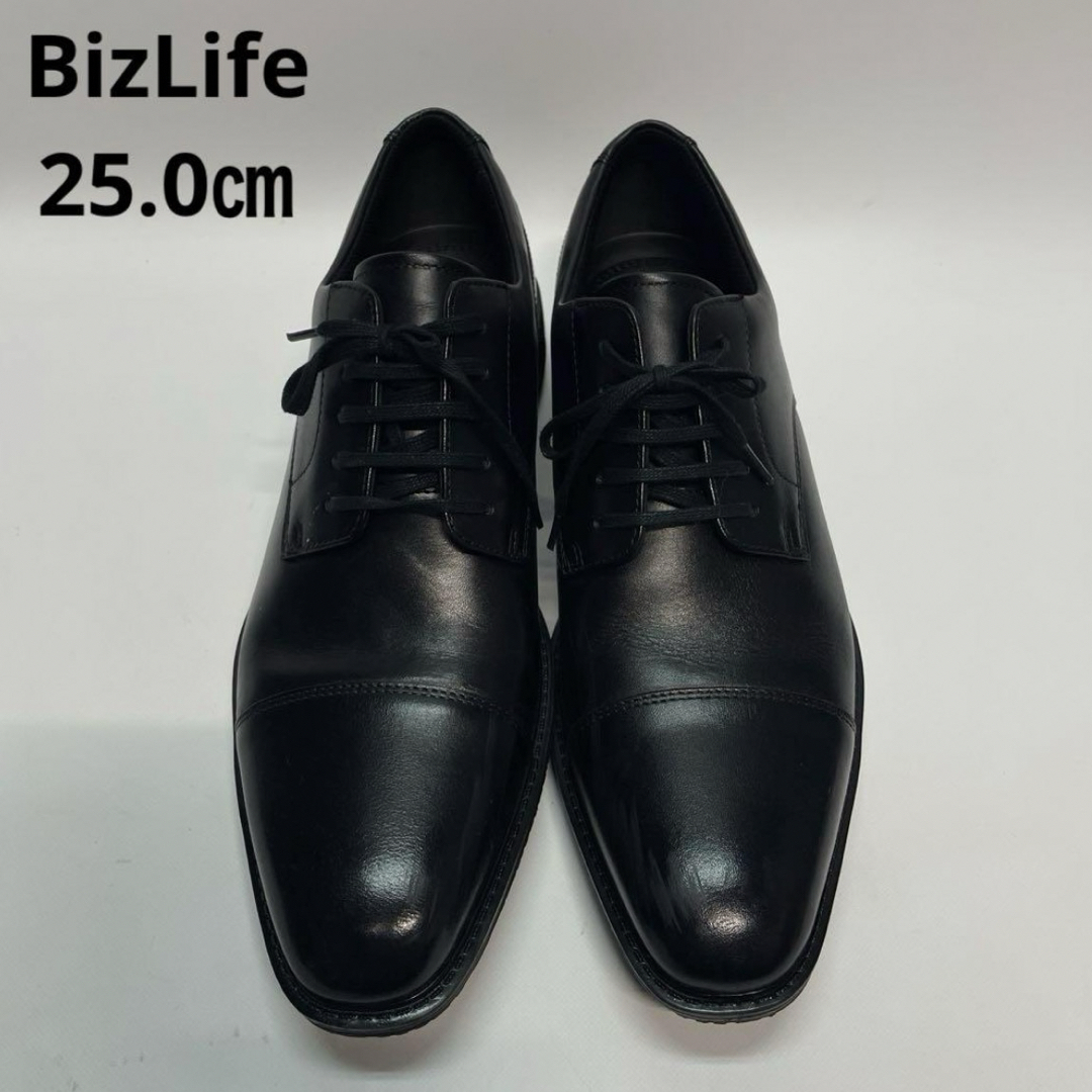 BizLife　ビズライフ　メンズ　ビジネスシューズ　ブラック　スーツ　25 メンズの靴/シューズ(ドレス/ビジネス)の商品写真