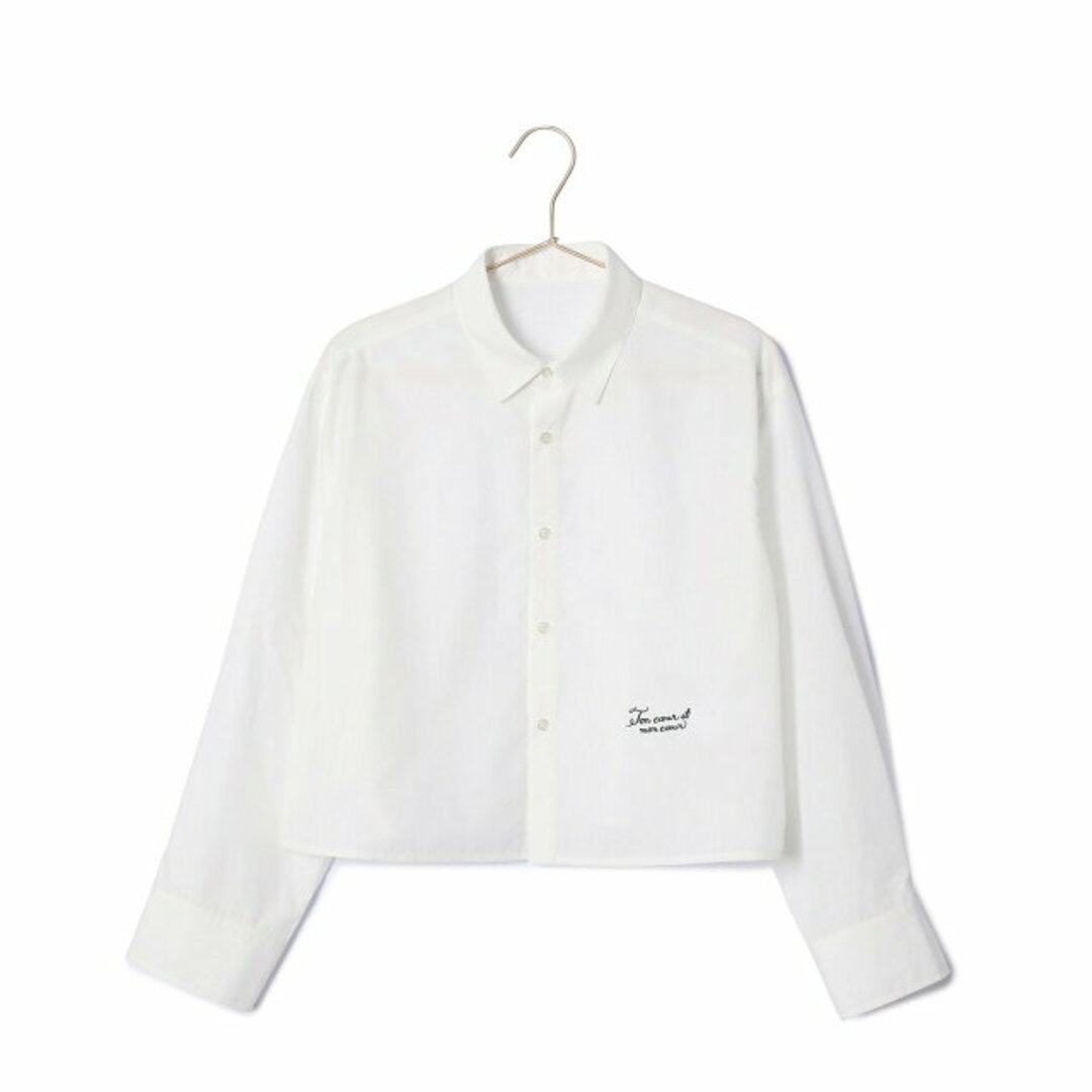 Rope' Picnic(ロペピクニック)の【オフホワイト（15）】CALINE*ROPE' PICNIC/UVカットクロップド丈シャツ レディースのトップス(シャツ/ブラウス(長袖/七分))の商品写真