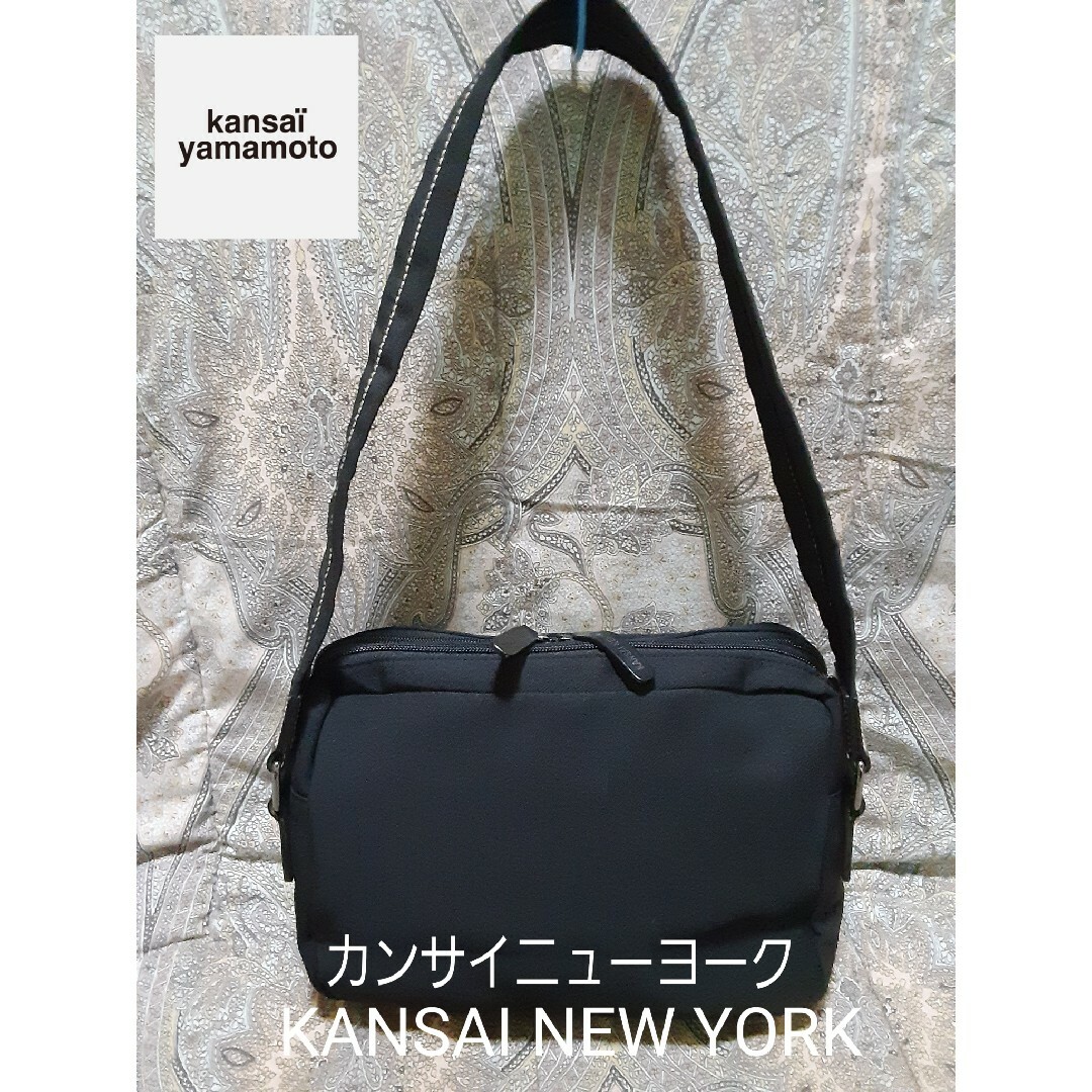 Kansai Yamamoto(カンサイヤマモト)のカンサイニューヨークKANSAI NEW YORK 本革コンビ/ショルダーバッグ レディースのバッグ(ショルダーバッグ)の商品写真