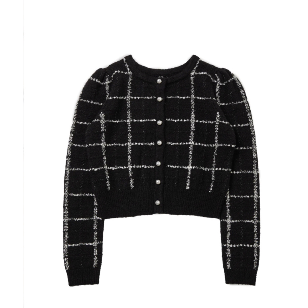 herlipto Bouncy Check Knit Pullover レディースのトップス(ニット/セーター)の商品写真