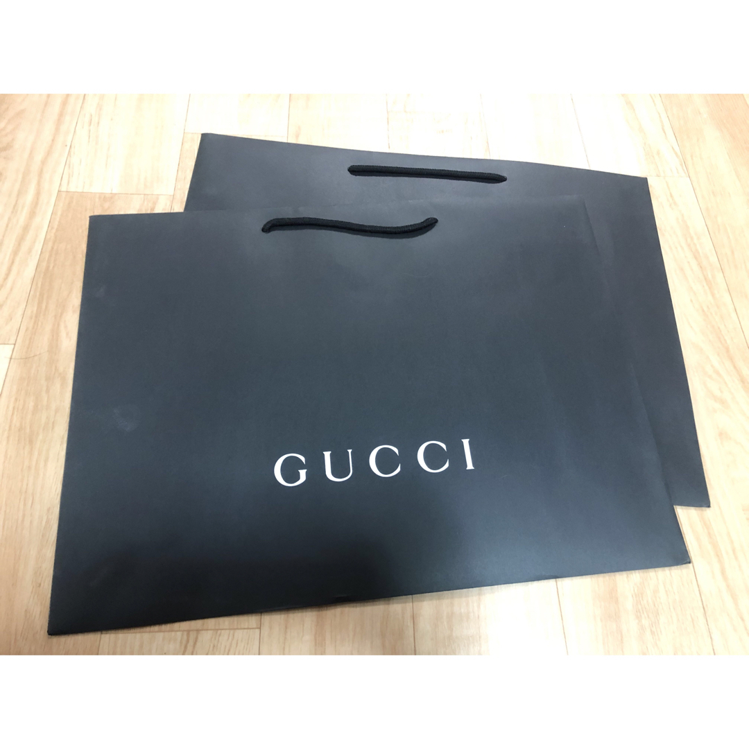 GUCCI ショップ袋 2枚セット - ラッピング・包装