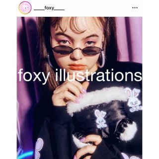 ダブルシー(wc)の新品未使用品♡foxy illustrations♡バニーパンティファーポーチ♡(キャラクターグッズ)