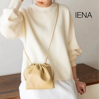 イエナ(IENA)の★イエナ★畦クルーネックプルオーバー  アイボリー(ニット/セーター)