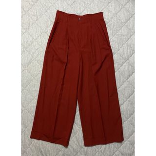 Jean Paul GAULTIER FEMME red wide pants