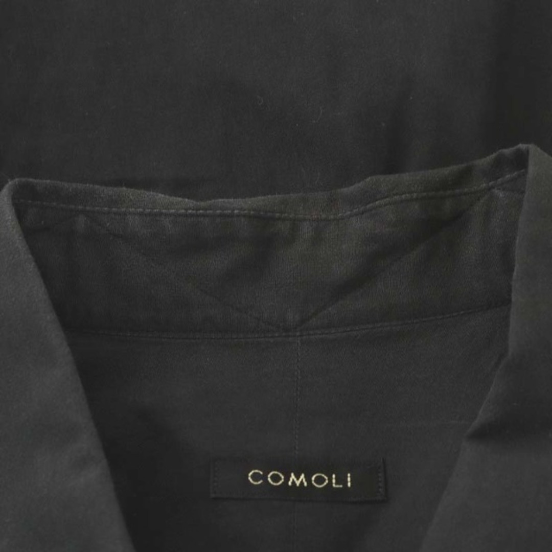COMOLI - コモリ COMOLI 19SS コモリシャツ 長袖 コットン 2 M 黒の