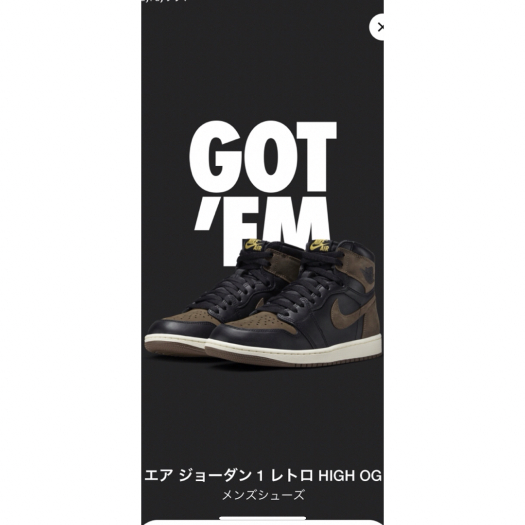 Jordan Brand（NIKE）(ジョーダン)のナイキ エアジョーダン1 レトロ ハイ OG "パロミノ" メンズの靴/シューズ(スニーカー)の商品写真