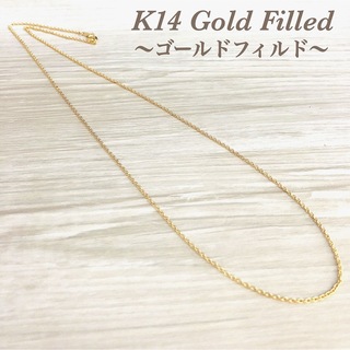 K14GF ゴールドフィルド ネックレス チェーン・14金GF ネックレス ／(ネックレス)