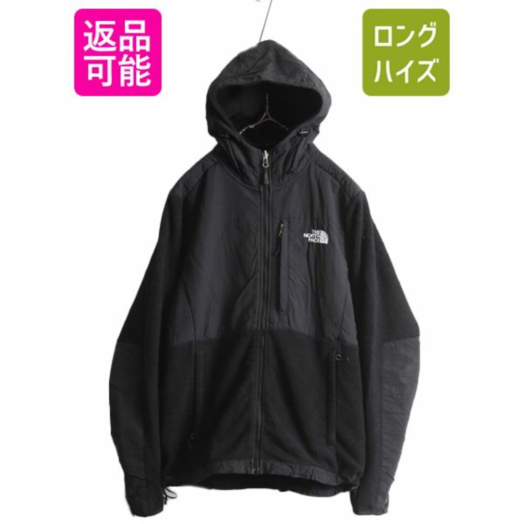 THE NORTH FACE(ザノースフェイス)のノースフェイス フード付き デナリ ジャケット レディース M The North Face フリース ブルゾン ジャンパー アウトドア パーカー ブラック レディースのジャケット/アウター(ブルゾン)の商品写真