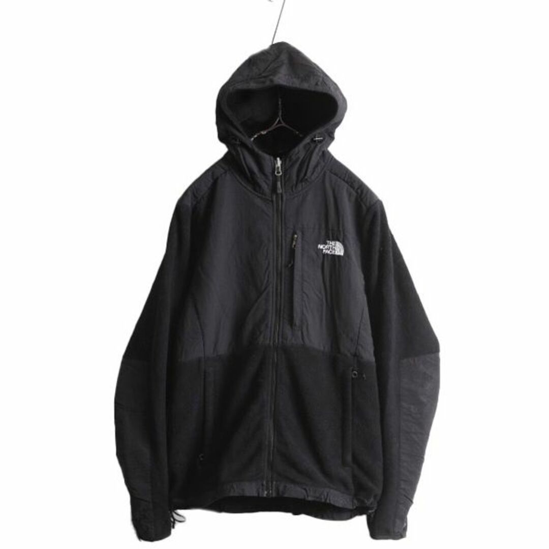 THE NORTH FACE(ザノースフェイス)のノースフェイス フード付き デナリ ジャケット レディース M The North Face フリース ブルゾン ジャンパー アウトドア パーカー ブラック レディースのジャケット/アウター(ブルゾン)の商品写真