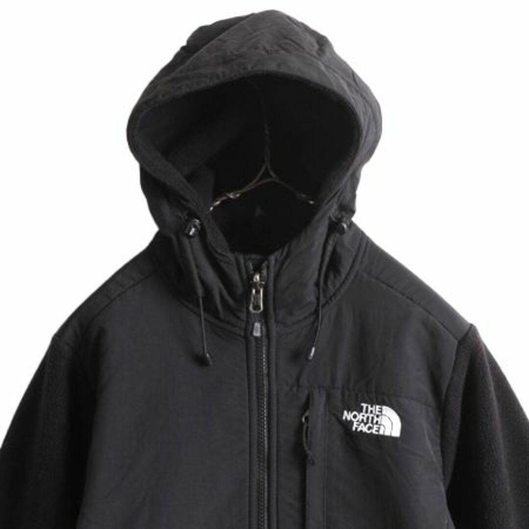 THE NORTH FACE(ザノースフェイス)のノースフェイス フード付き デナリ ジャケット レディース S The North Face フリース ジャンパー ブルゾン アウトドア パーカー ブラック レディースのジャケット/アウター(ブルゾン)の商品写真