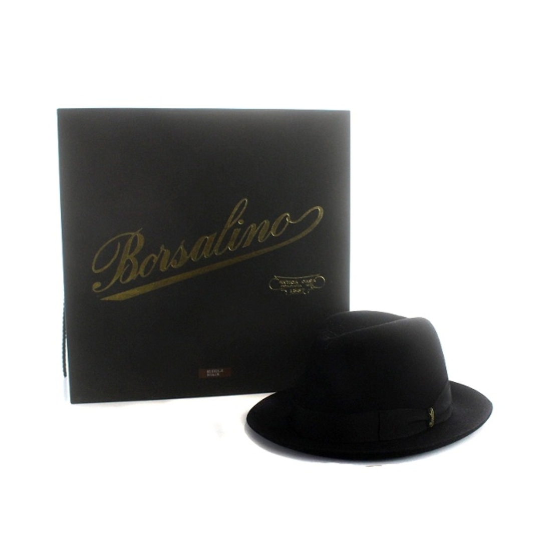 Borsalino(ボルサリーノ)のボルサリーノ Borsalino 中折れ帽 ハット 57 メンズの帽子(その他)の商品写真
