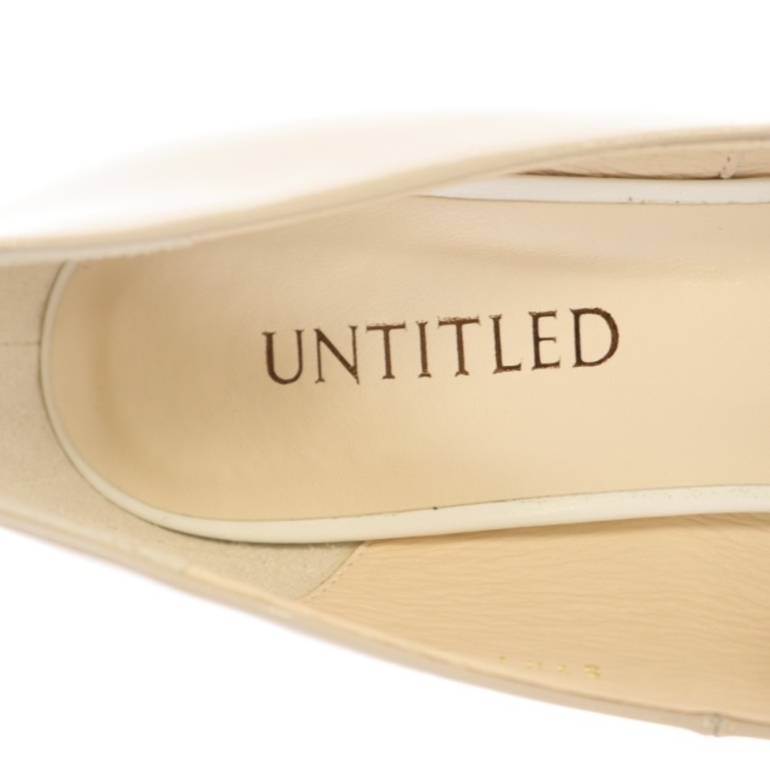 UNTITLED(アンタイトル)のアンタイトル アーモンドトゥパンプス ハイヒール エナメル 23.5cm レディースの靴/シューズ(ハイヒール/パンプス)の商品写真