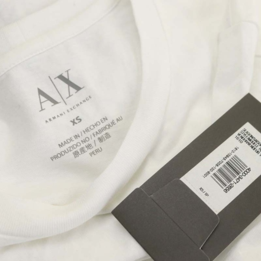 ARMANI EXCHANGE(アルマーニエクスチェンジ)のアルマーニエクスチェンジ ロゴ 半袖 Tシャツ カットソー プリント XS 白 メンズのトップス(Tシャツ/カットソー(半袖/袖なし))の商品写真