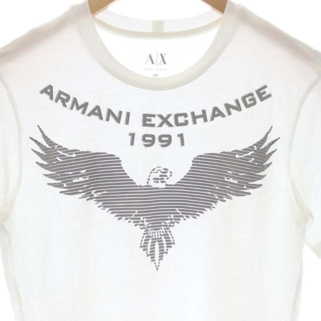ARMANI EXCHANGE(アルマーニエクスチェンジ)のアルマーニエクスチェンジ ロゴ 半袖 Tシャツ カットソー プリント XS 白 メンズのトップス(Tシャツ/カットソー(半袖/袖なし))の商品写真