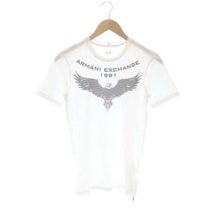 アルマーニエクスチェンジ(ARMANI EXCHANGE)のアルマーニエクスチェンジ ロゴ 半袖 Tシャツ カットソー プリント XS 白(Tシャツ/カットソー(半袖/袖なし))