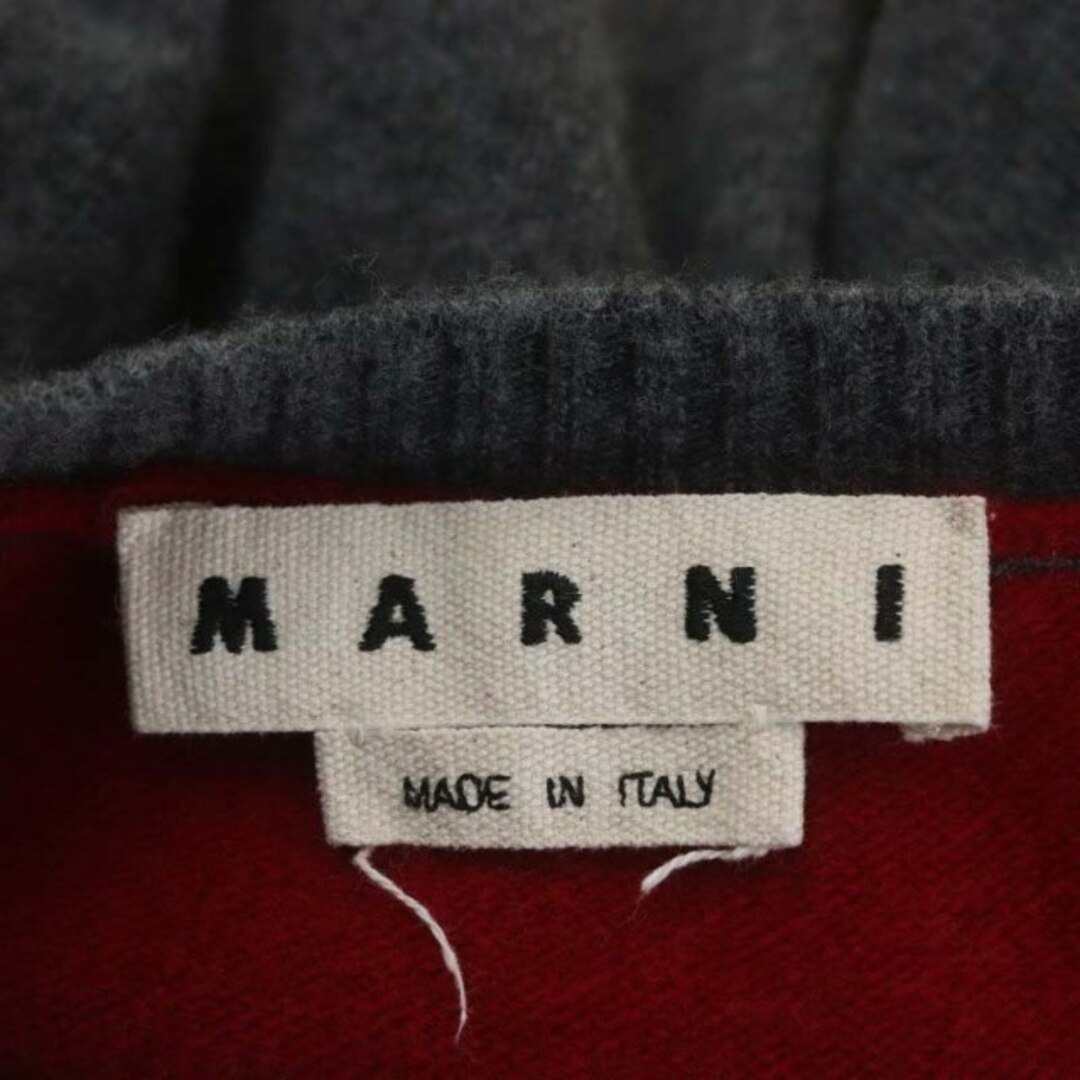 Marni(マルニ)のマルニ 18AW 切り替え チェックニット セーター プルオーバー 46 M メンズのトップス(ニット/セーター)の商品写真