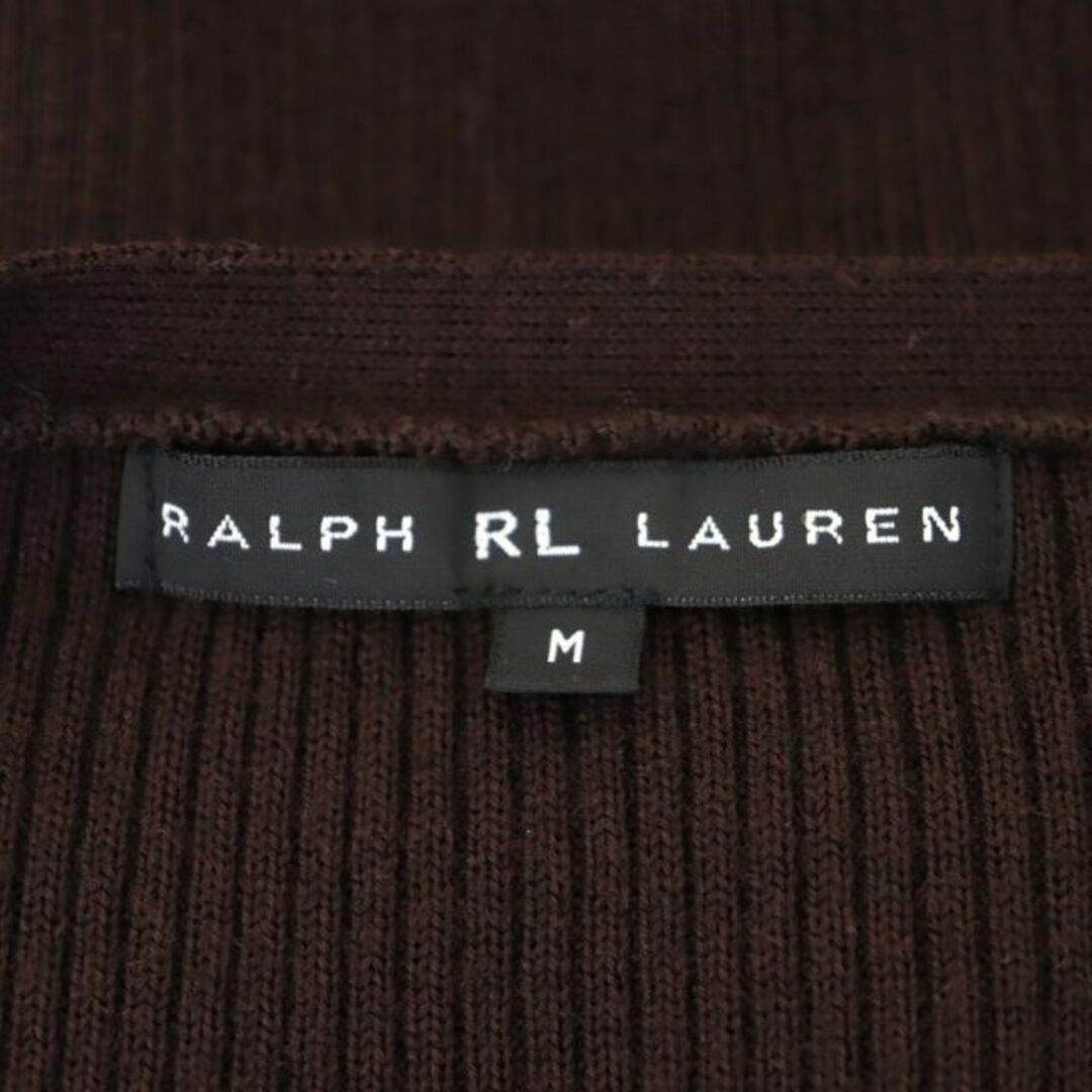 Ralph Lauren(ラルフローレン)のアールエルラルフローレン リブニット アンサンブル カーディガン 半袖 セーター レディースのトップス(アンサンブル)の商品写真