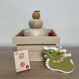 サリュ 正月 木製鏡餅 干支オブジェの通販 by shop｜ラクマ