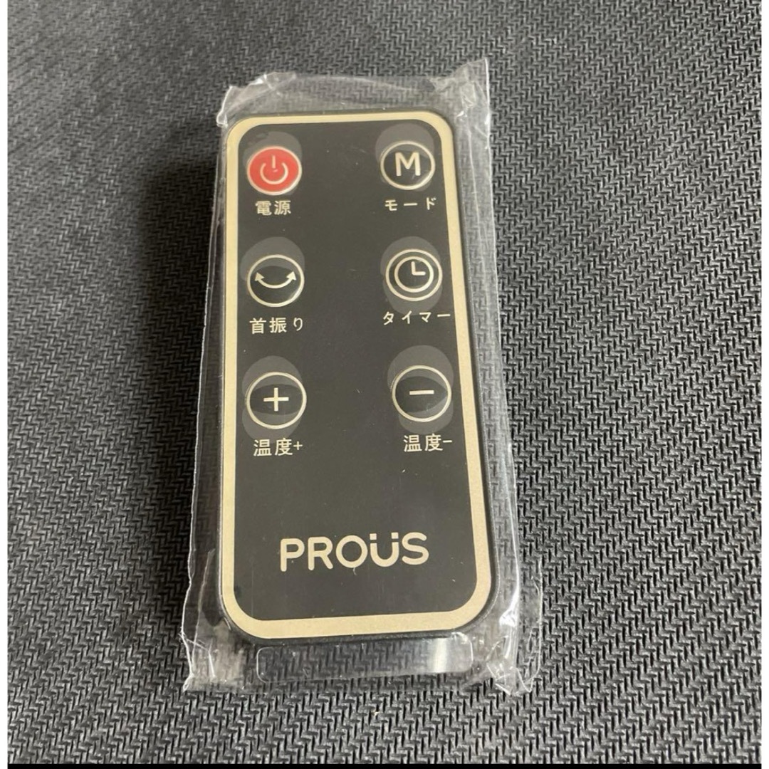 PROÜS ブランド ‎‎‎PTC-1500QR PTC-1500DR リモコン スマホ/家電/カメラの冷暖房/空調(その他)の商品写真