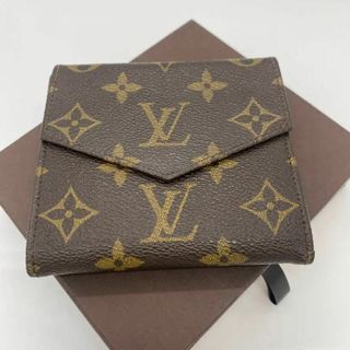 ルイヴィトン(LOUIS VUITTON)のルイヴィトン　ポルトモネピエ 　ダブルホック 折りたたみ　コンパクト財布(財布)