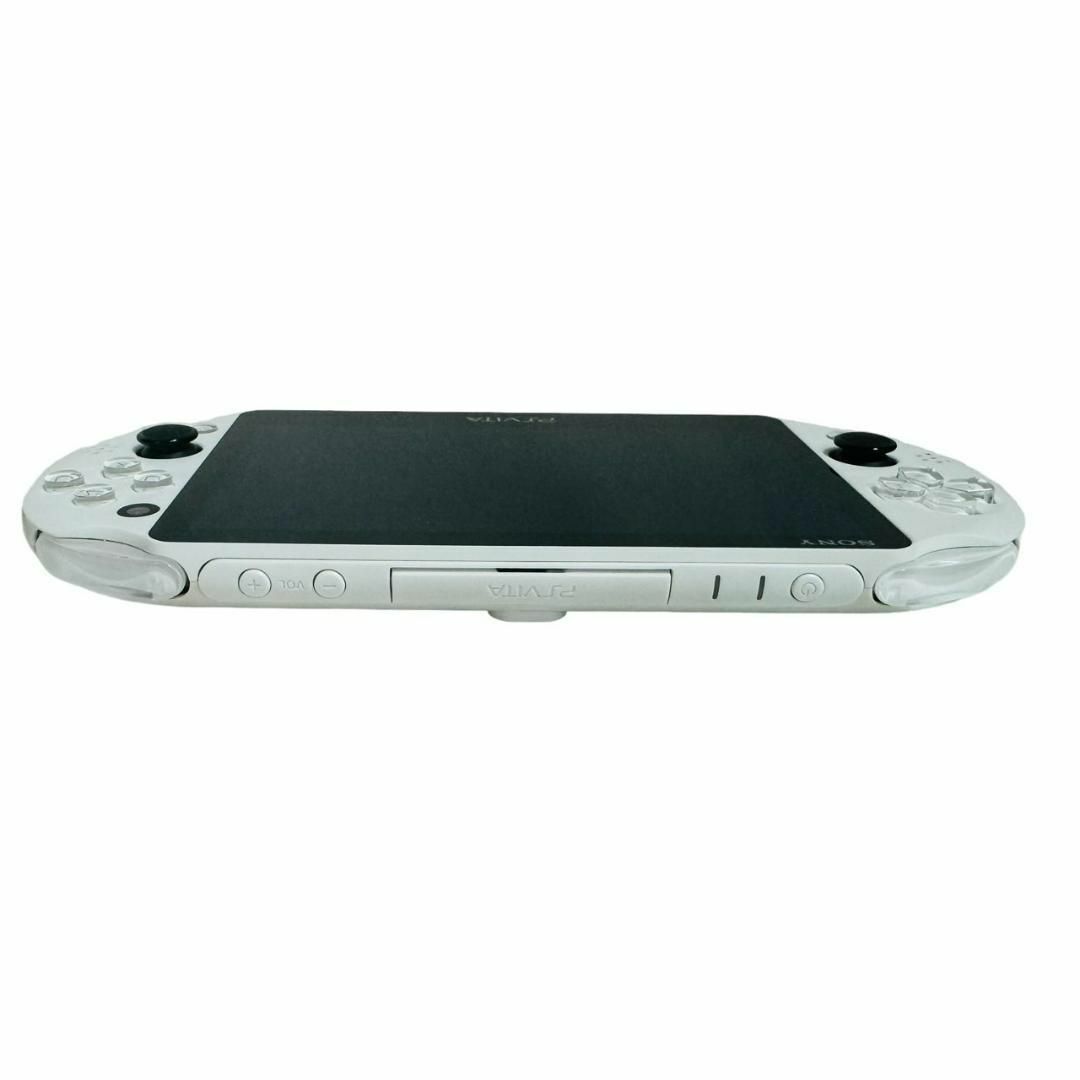 SONY(ソニー)の【ほぼ未使用】 PSVita PCH-2000 グレイシャー・ホワイト エンタメ/ホビーのゲームソフト/ゲーム機本体(家庭用ゲーム機本体)の商品写真