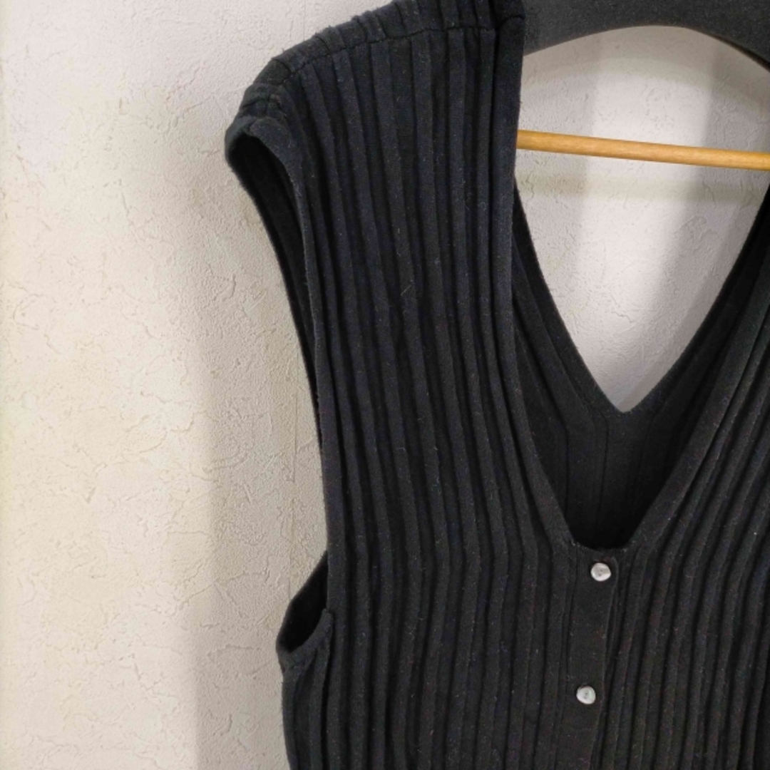 DRESSLAVE(ドレスレイブ)のDRESSLAVE(ドレスレイブ) wide rib layerd vest レディースのワンピース(その他)の商品写真