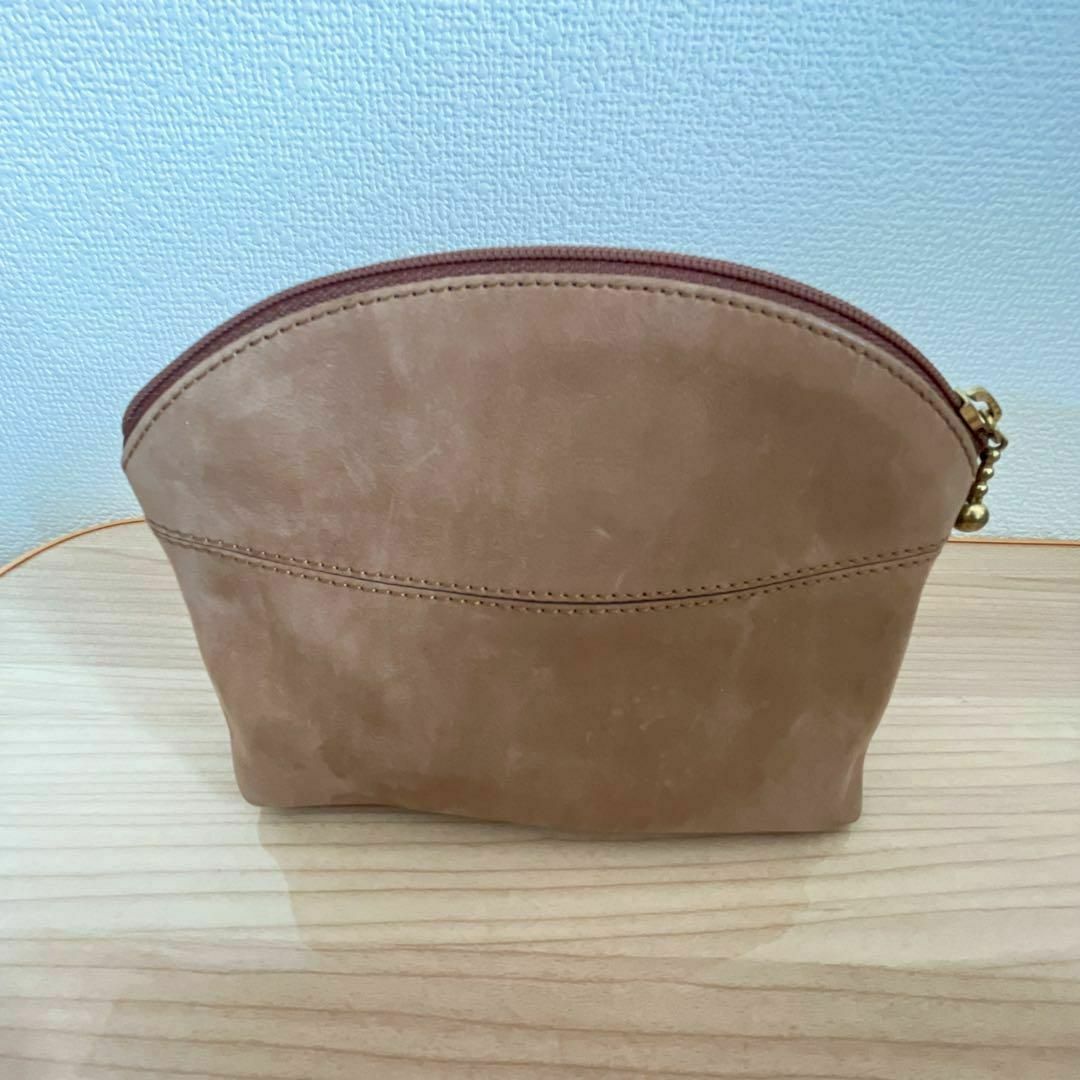 美品✨スエードポーチ ブラウン レディースのバッグ(ボディバッグ/ウエストポーチ)の商品写真