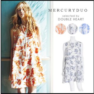 マーキュリーデュオ(MERCURYDUO)の未使用品・MERCURY DUO・マーキュリーデュオ・ワンピース・膝丈ワンピース(ひざ丈ワンピース)