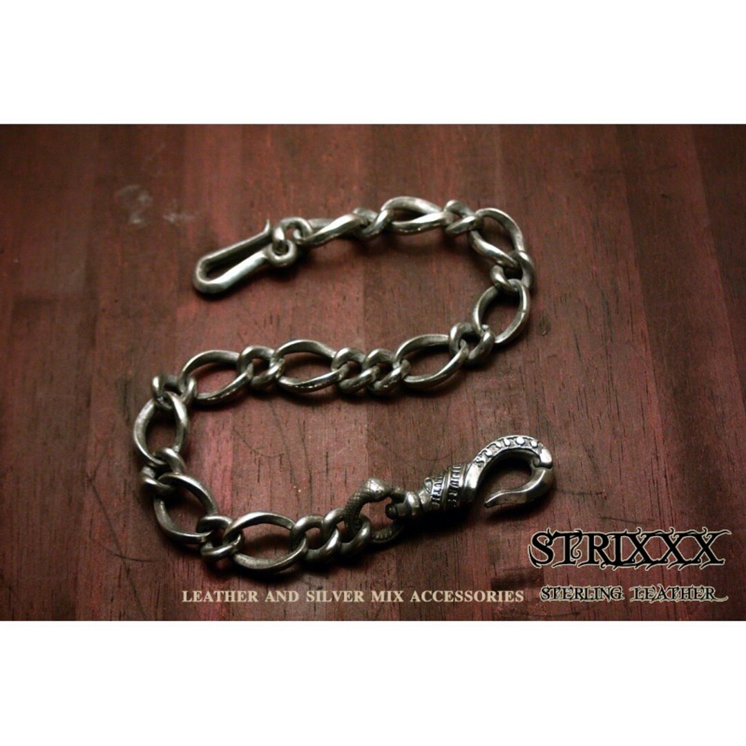 04 45センチ大コマ1stウォレットチェーン ショート STRIXXXの 04 45センチ大コマ1stウォレットチェーン ショート STRIXXXの
