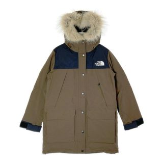 ザノースフェイス(THE NORTH FACE)の★THE NORTH FACE ザ ノースフェイス NDW92237 タグ付き MOUNTAIN DOWN COAT (レディース) マウンテン ダウン コート GORE-TEX ゴアテックス 2022AW ストレートブラウン sizeL(ダウンコート)