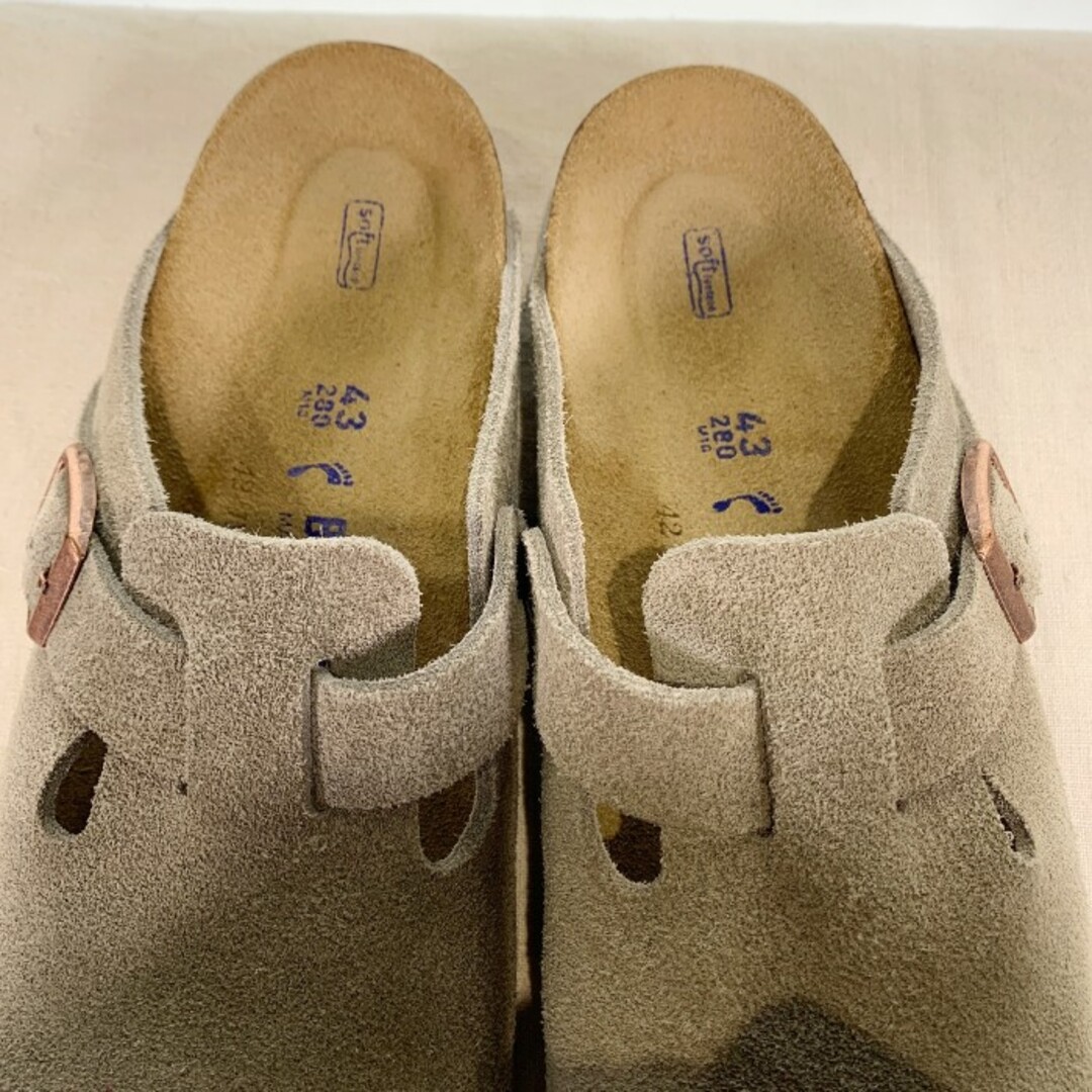 BIRKENSTOCK(ビルケンシュトック)のBIRKENSTOCK ビルケンシュトック Boston ボストン スウェードレザーサンダル トープ ドイツ製 Size 28cm メンズの靴/シューズ(その他)の商品写真