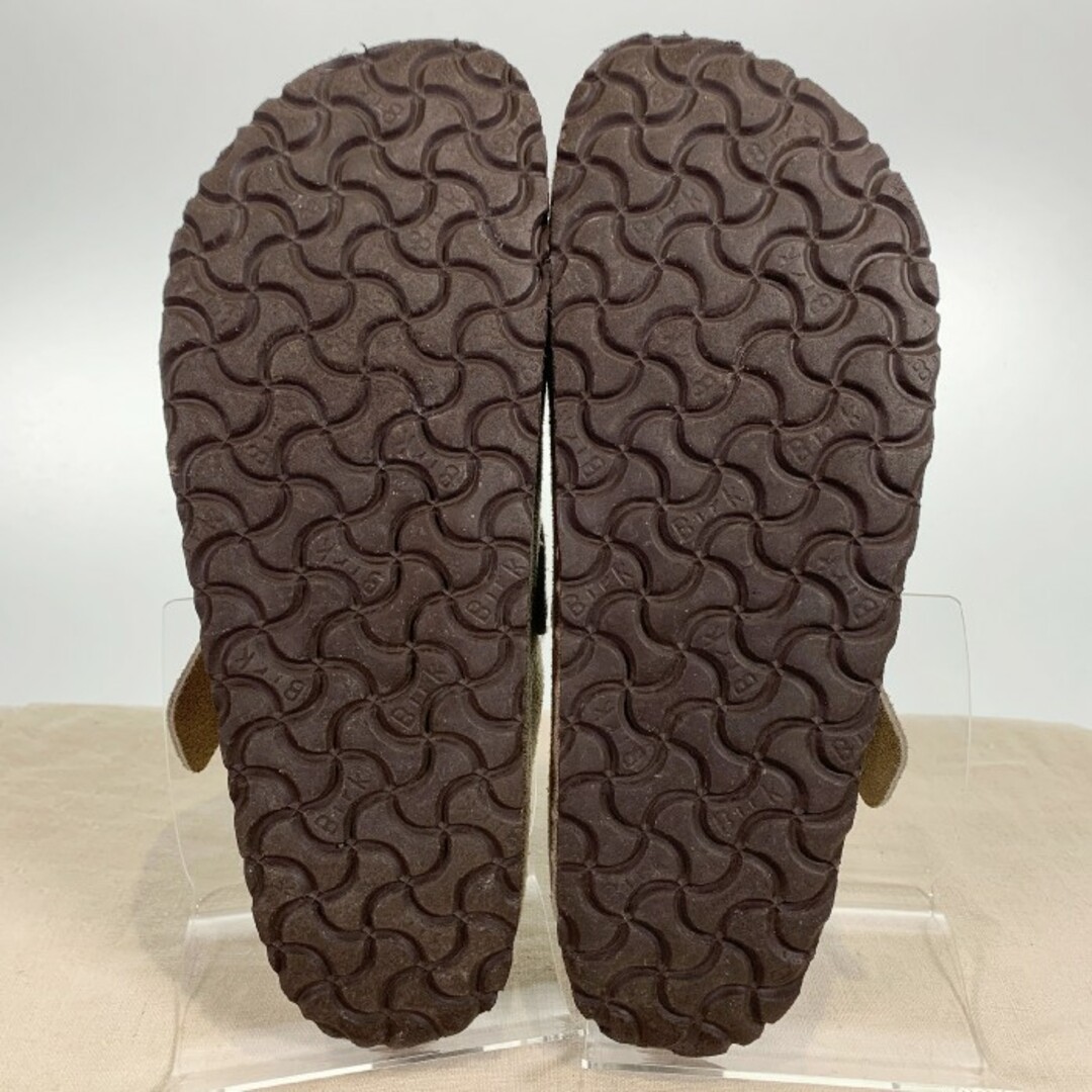 BIRKENSTOCK(ビルケンシュトック)のBIRKENSTOCK ビルケンシュトック Boston ボストン スウェードレザーサンダル トープ ドイツ製 Size 28cm メンズの靴/シューズ(その他)の商品写真