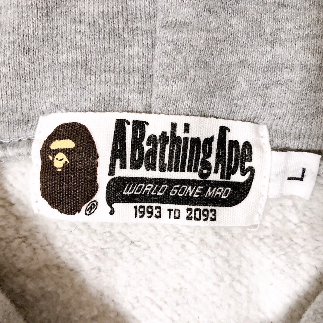 A BATHING APE - アベイシングエイプ ape パーカー ビッグロゴ ロープ