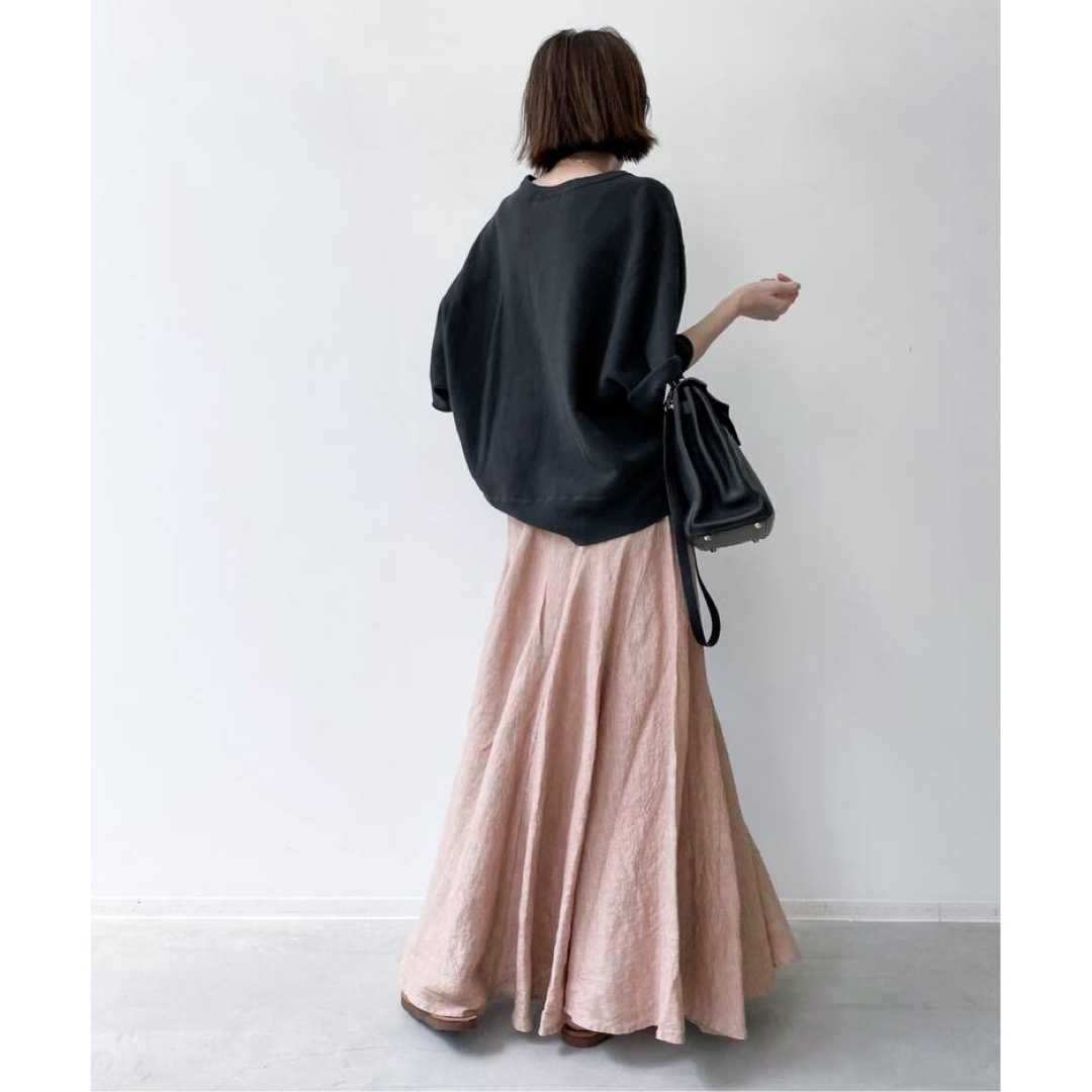 L'Appartement DEUXIEME CLASSE(アパルトモンドゥーズィエムクラス)のアパルトモンMaison De Vacances Flare Skirt ピンク レディースのスカート(ロングスカート)の商品写真
