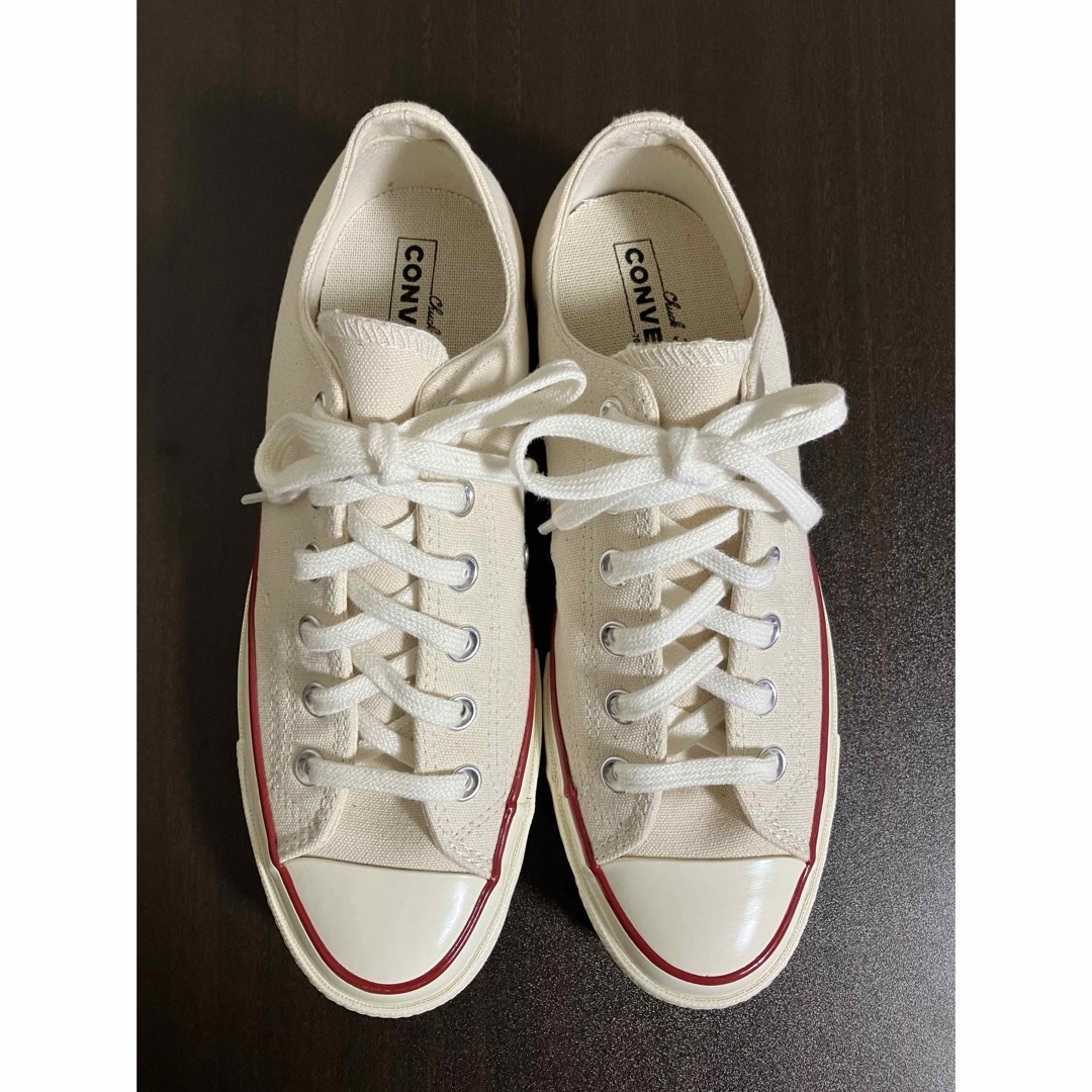 CONVERSE - コンバース チャックテイラー ローカット 生成り 25.5cm