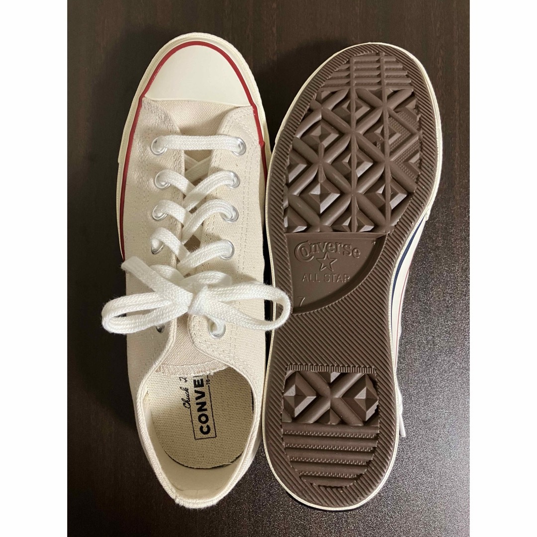 CONVERSE(コンバース)のコンバース チャックテイラー ローカット 生成り 25.5cm CT70未使用 メンズの靴/シューズ(スニーカー)の商品写真