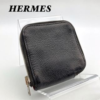 エルメス(Hermes)のエルメス HERMES 財布 コインケース アザップ シルクイン ブラック(財布)