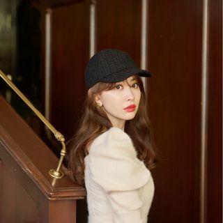 ハーリップトゥ(Her lip to)のTweed Ribbon Cap(キャップ)