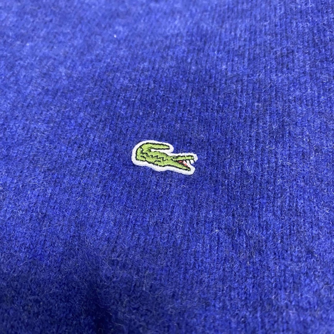 LACOSTE(ラコステ)の美品LACOSTE ラコステ　セーターニット　トリコロール　フランス製サイズ36 レディースのトップス(ニット/セーター)の商品写真