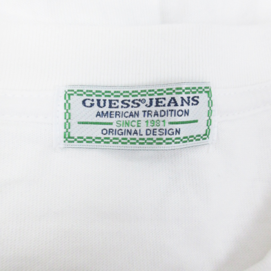 GUESS(ゲス)のゲス Tシャツ カットソー 半袖 クルーネック ロゴ刺繡 大きいサイズ 白 メンズのトップス(Tシャツ/カットソー(半袖/袖なし))の商品写真