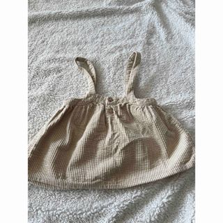 ザラキッズ(ZARA KIDS)の【美品】ZARA ジャンパースカート　12-18m(スカート)