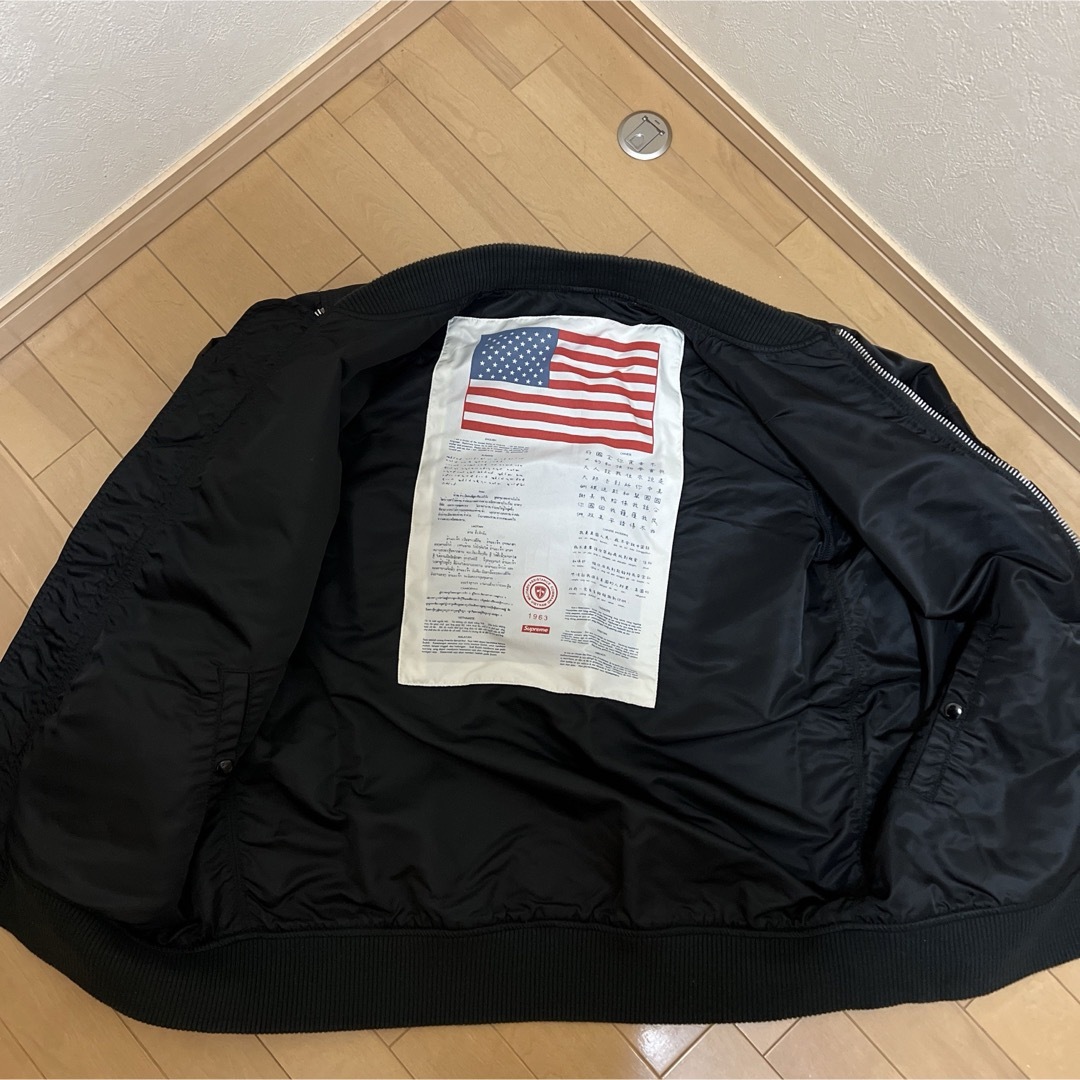 14ss Supreme Blood Chit Reversible MA-1 14ss Supreme Blood Chit Reversible MA-1