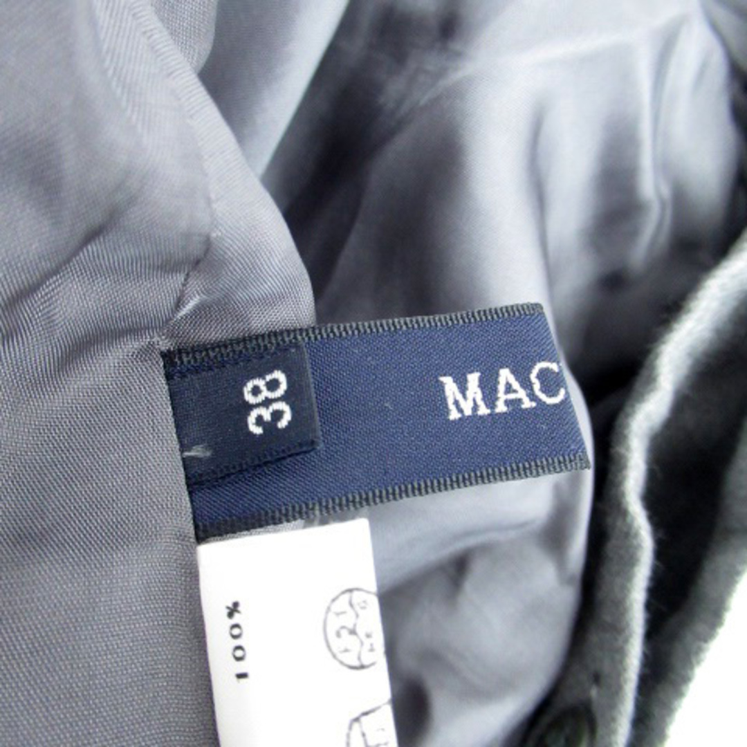 MACPHEE(マカフィー)のマカフィー トゥモローランド プリーツスカート ひざ丈 38 チャコールグレー レディースのスカート(ひざ丈スカート)の商品写真