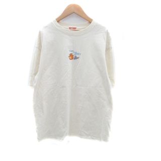 アザー(other)のトムアンドジェリー Tシャツ カットソー ラウンドネック 五分袖 オフホワイト(Tシャツ(半袖/袖なし))