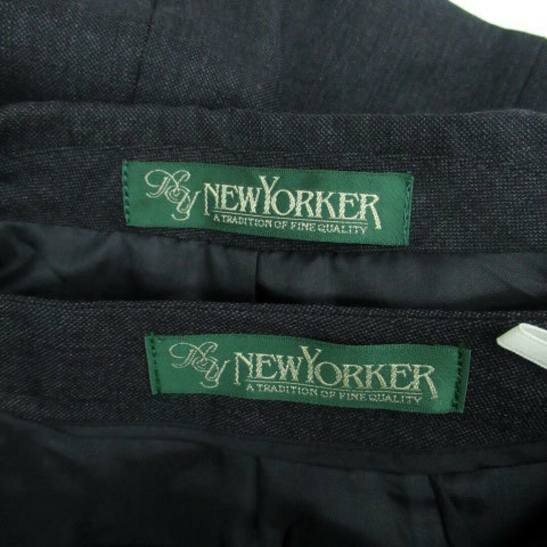 NEWYORKER(ニューヨーカー)のニューヨーカー スーツ セットアップ ジャケット フレア チャコールグレー レディースのフォーマル/ドレス(スーツ)の商品写真