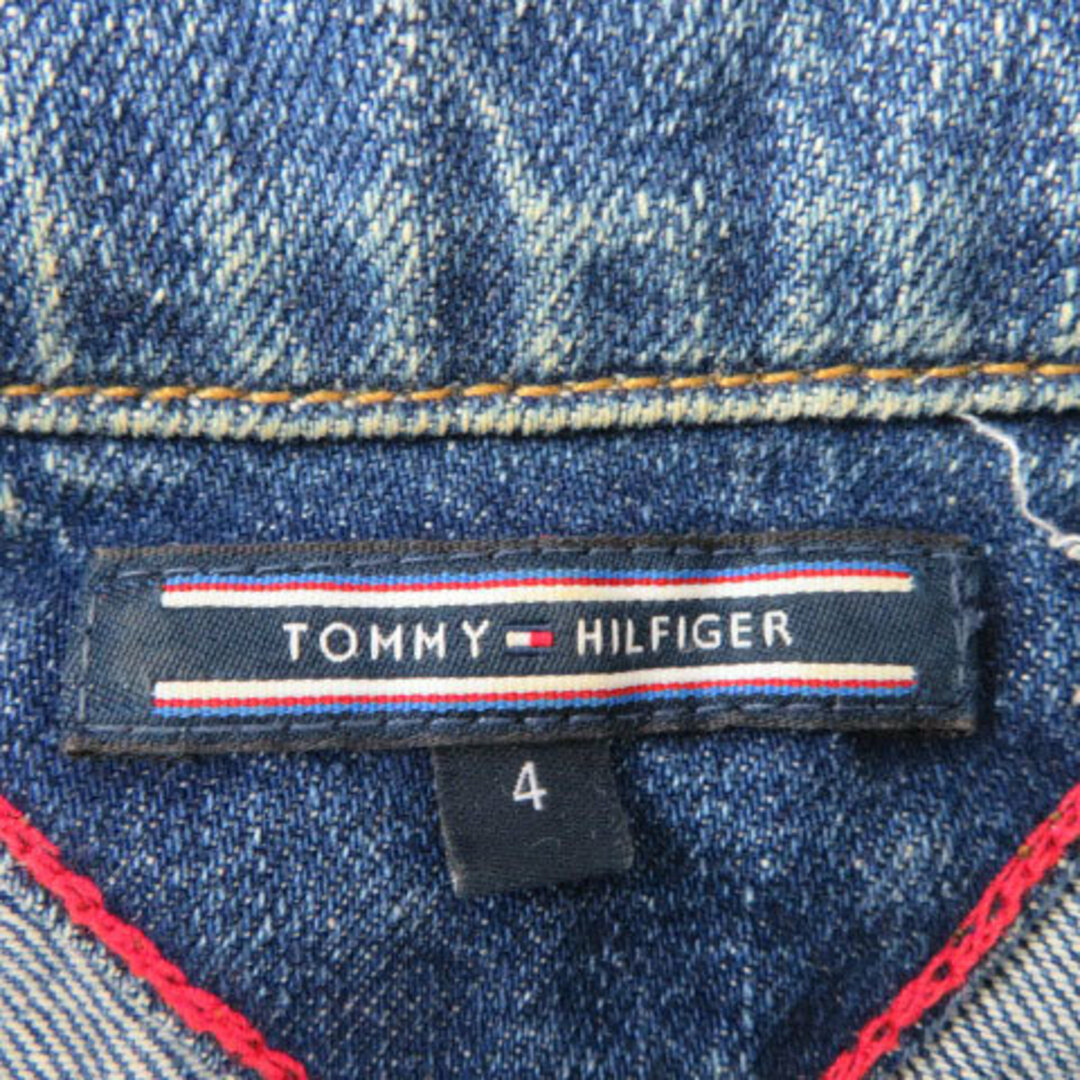 TOMMY HILFIGER(トミーヒルフィガー)のトミーヒルフィガー デニムジャケット Gジャン ジージャン 4 インディゴ レディースのジャケット/アウター(Gジャン/デニムジャケット)の商品写真