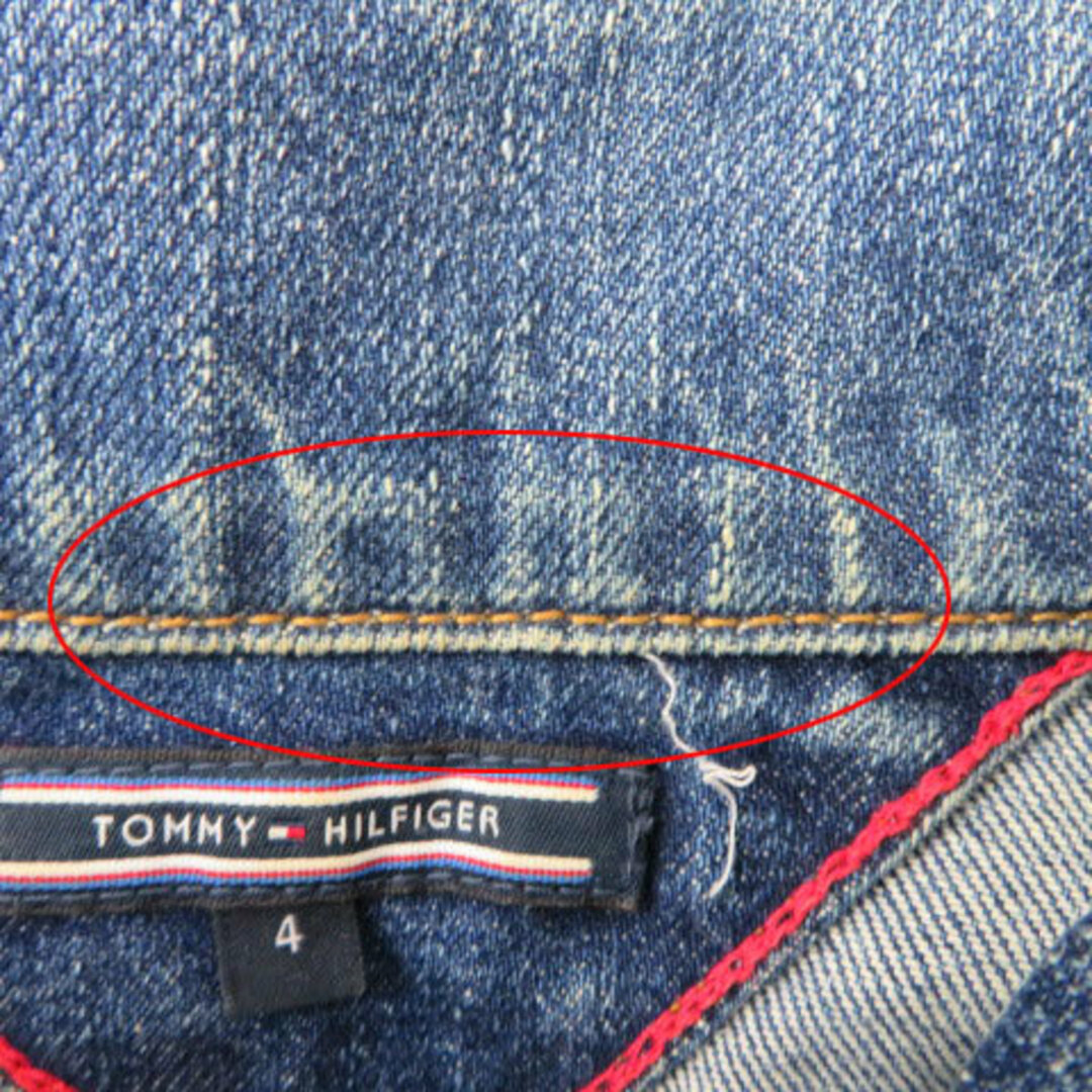 TOMMY HILFIGER(トミーヒルフィガー)のトミーヒルフィガー デニムジャケット Gジャン ジージャン 4 インディゴ レディースのジャケット/アウター(Gジャン/デニムジャケット)の商品写真