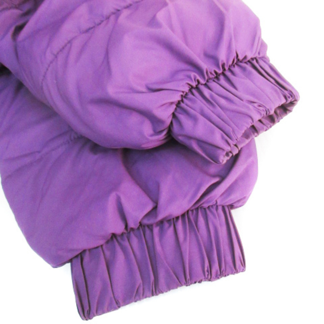 AZUL by moussy(アズールバイマウジー)のアズールバイマウジー 中綿ジャケット フード付き ミドル丈 総裏地 M 紫 レディースのジャケット/アウター(その他)の商品写真